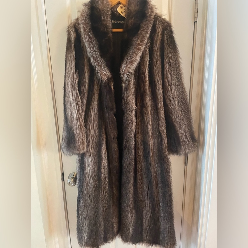 raccoon coat vintage